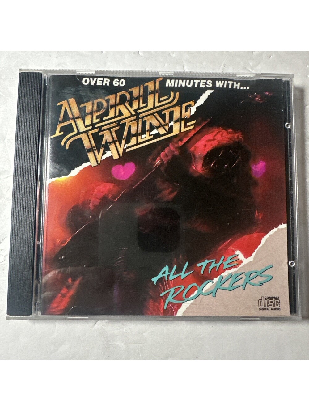 April Wine Over 60 Minutes With All The Rockers CD 1990 Aquarius Canada Capital